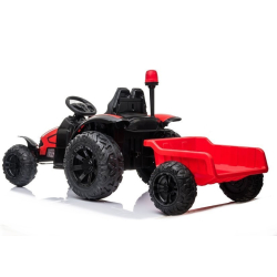 Traktor na akumulator z Przyczepą HZB-200 Czerwony