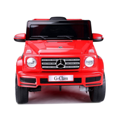 Samochód na akumulator Mercedes G500 czerwony