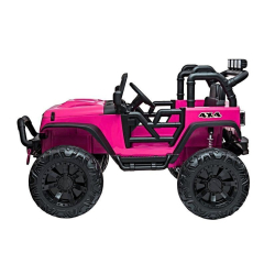 Auto na akumulator Jeep JC666 Różowy Lakierowany