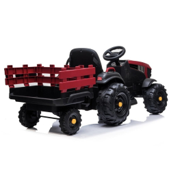 Traktor z Przyczepą na akumulator BDM0925 Czerwony