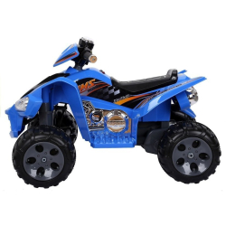 Quad na akumulator Duże Koła Niebieski