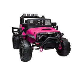 Auto na akumulator Jeep JC666 Różowy Lakierowany