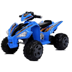 Quad na akumulator Duże Koła Niebieski