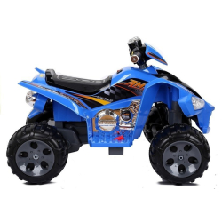 Quad na akumulator Duże Koła Niebieski