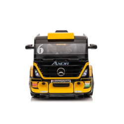 Auto Na Akumulator Mercedes + Naczepa XMX622B  Zółty LCD