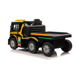Auto Na Akumulator Mercedes + Naczepa XMX622B  Zółty LCD