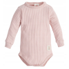 Makoma: Body niemowlęce koperta bawełna prążek Harmony Natural Pink r.86