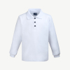 GT: Bluzka biała polo długi rękaw r.116