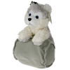 Maskotka Husky z Beczko - poduszeczką 32cm