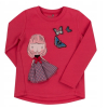 Tunika Lovely Bembi czerwona 80 laleczka