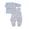 Komplet niemowlęcy śpioch i kaftan Eevi 50 w paski
