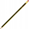 Tetis - Ołówek z Gumką Twardość 5B