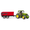 Bruder:Traktor John Deere z Przyczepą Wywrotką