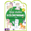 Zielona Sowa Moje słodkie kolorowanki Koniki