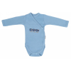 Mamatti: Body kopertowe Happy niebieskie r. 62