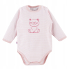 Eevi: Body bawełniane dł. ręk. Big Bear Paski Róż r. 86