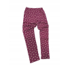 Legginsy dziewczęce Bembi 128 wrzosowe w motyle