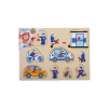 Brimarex: Puzzle Układanka drewniana Policja
