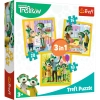 Puzzle 3w1 Rodzina Treflików Razem jest wesoło