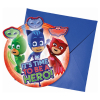 Procos: Zaproszenia 6szt. Pjmasks