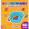 Zielona Sowa: W domu. Kolorowanki z grubym obrysem
