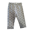 Bembi: Legginsy szare w białe flamingi r.116