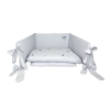 Amy: 3-częściowy zestaw do łóżeczka M 180 GINKO GREY