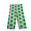 TIP-TOP: Legginsy białe w zielone grochy r.98