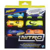 Nerf Nitro - Zestaw 6 Piankowych Samochodzików
