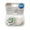 Canpol babies: Smoczek silikonowy Light touch 18m+ symetryczny GOOSE 2 szt.