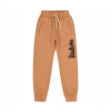 Spodnie dresowe Bembi 140 piaskowe z napisami