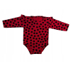 Mrofi: Body Biedronka czerwone w czarne kropki r. 92