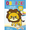AWM: Kolorowanka Obrazki i naklejki. Dzikie zwierzątka.