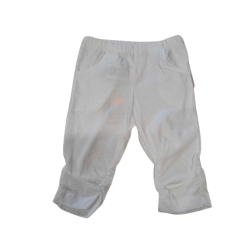 Bembi: Legginsy dziewczęce białe z kieszeniami  r.92