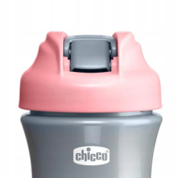 Chicco Kubek z Miękkim Ustnikiem Różowy 350ml