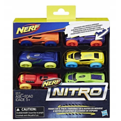 Nerf Nitro Refill - 6 Piankowych Samochodów
