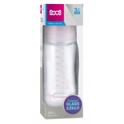 LOVI Butelka Szklana 250ml 3m+