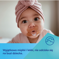 Canpol Smoczek 100% Silikonowy Symetryczny 6-12m