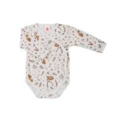 Makoma Body Niemowlęce Baby Nature Prążek Długi Rękaw rozmiar 68