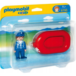 Playmobil 1,2,3 6795 Mężczyzna z Pontonem