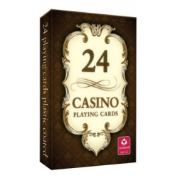 Karty Casino - Karty do Gry 24 Brązowe