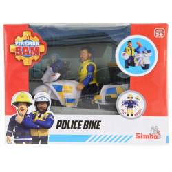 Strażak Sam Policyjny Motor z Figurką Malcolma