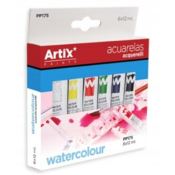 Farby Akwarelowe w Tubkach 6 szt. 12 ml