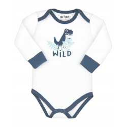 Body 80 Nini kolor niebieski w dinozaury
