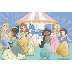 Lisciani: KSIĘŻNICZKI DISNEY'A PUZZLE PODŁOGOWE KOLOROWANIE