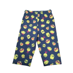 TIP-TOP: Legginsy 3/4 granatowe we wzorki r.86