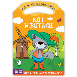 Zielona Sowa: Bajkowe kolorowanki. Kot w butach