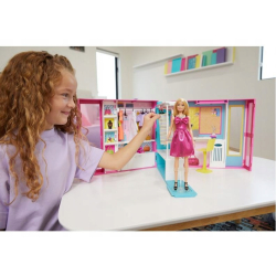 Barbie Wymarzona Szafa na Ubranka z Lalką