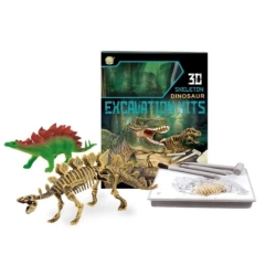 DINOZAUR SKAMIELINA - STEGOZAUR+ FIGURKA