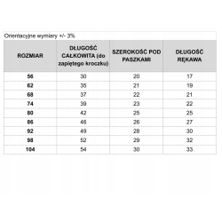 MROFI: BODY  NIEMOWLĘCE Z NAPISEM DŁ R 86